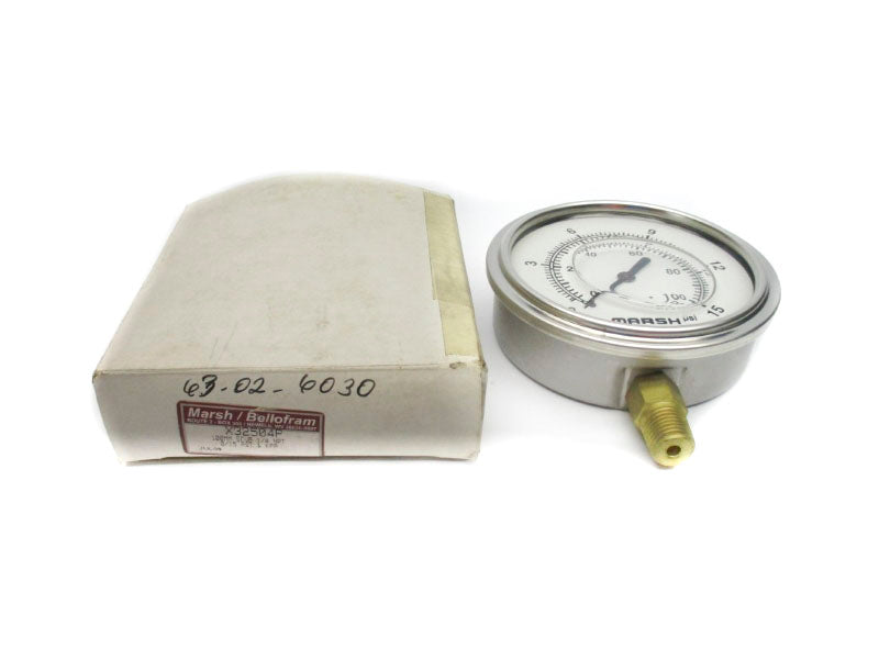 MARSH BELLOFRAM X32504P 0/15PSI 1/4" NSMP