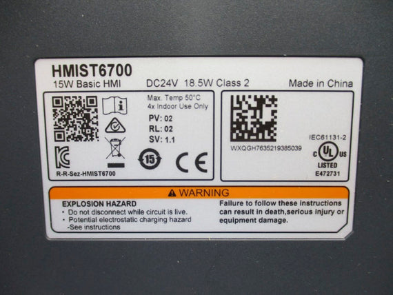 SCHNEIDER ELECTRIC HMIST6700 24VDC NSNP