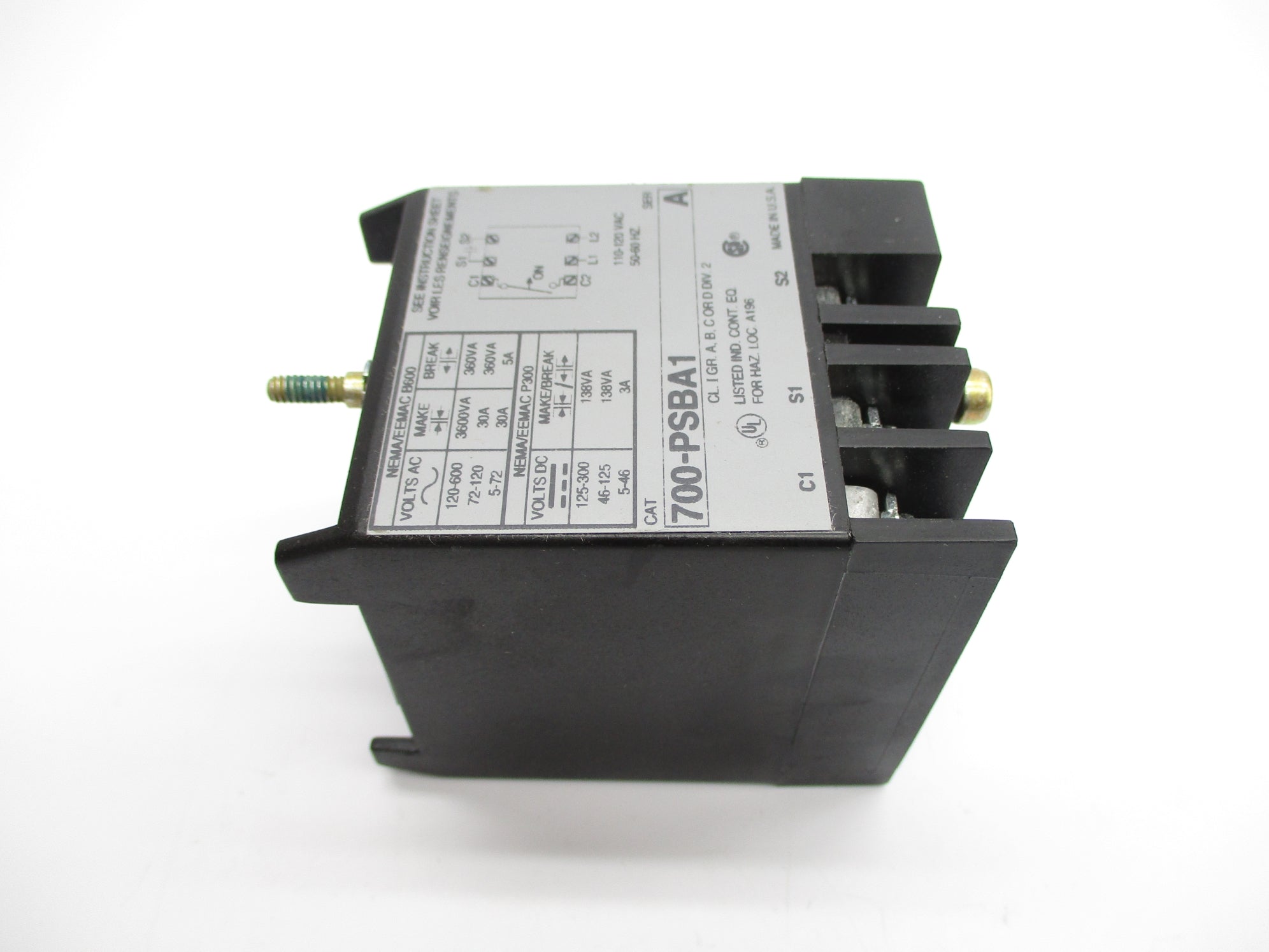 INDUSTRIAL SPARE PART 700-PSBA1 SER. A NSNP