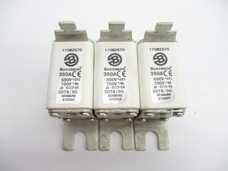 COOPER BUSSMANN 170M2670 690V 350A (PKG OF 3) NSMP
