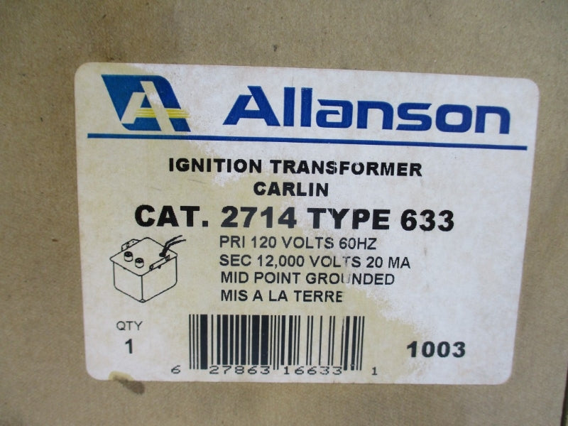 ALLANSON 2714 TYPE 633 120V NSMP