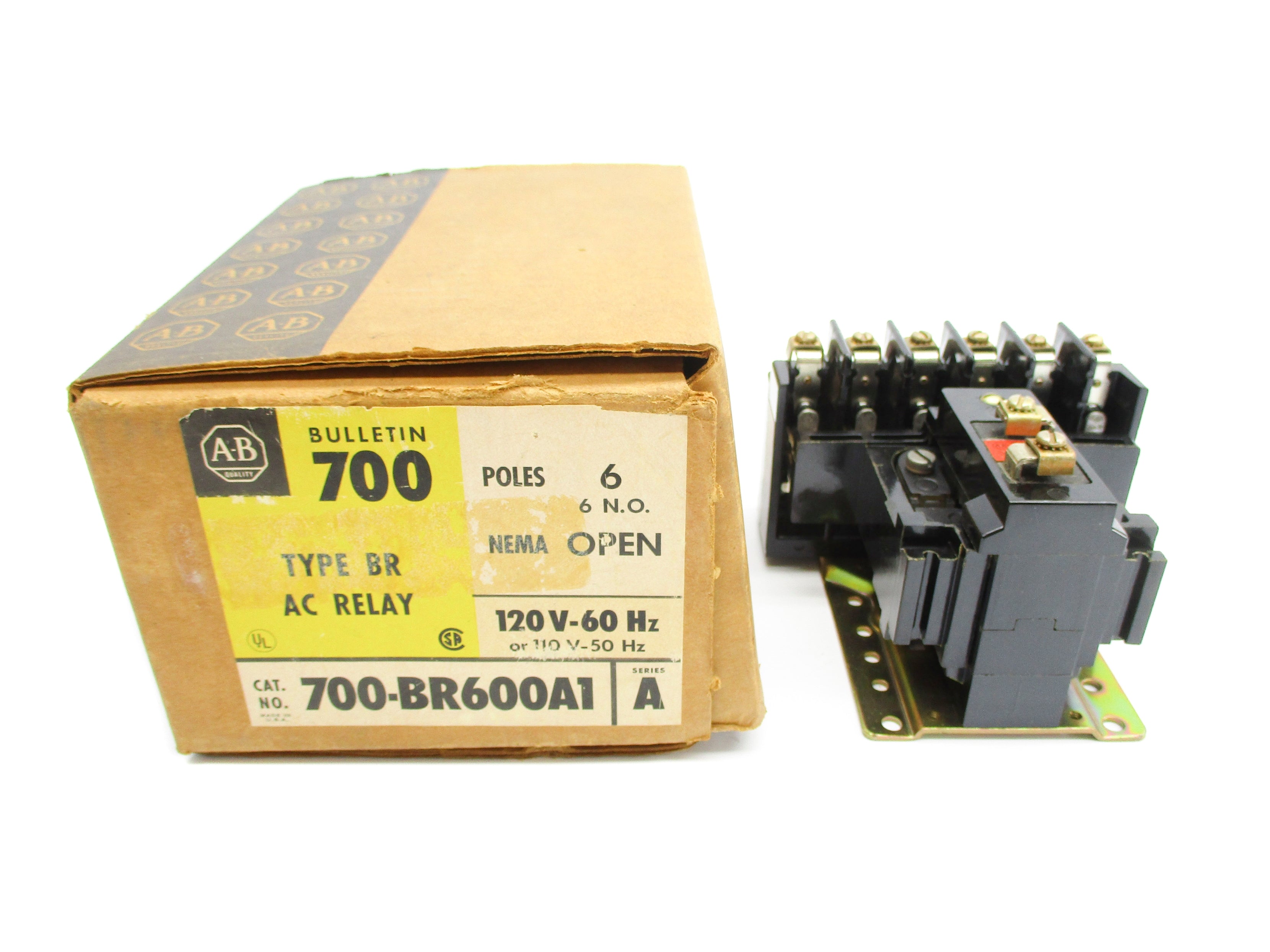 INDUSTRIAL SPARE PART 700-BR600A1 SER. A 110/120V 60A (BR/YL) NSMP
