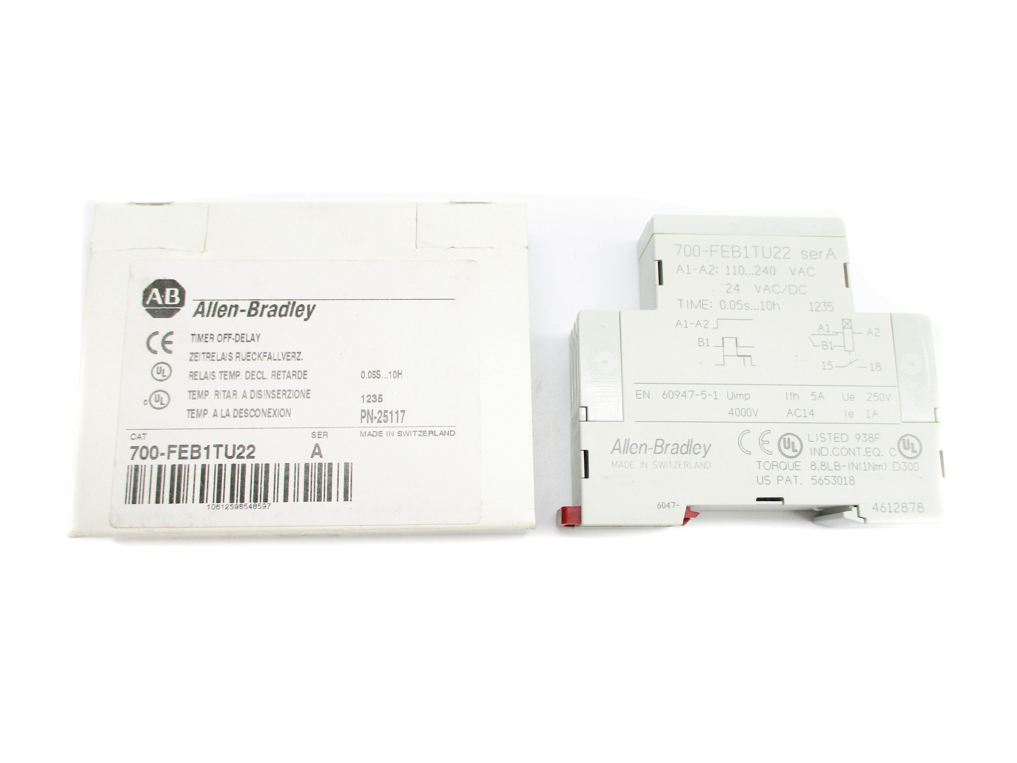 ALLEN BRADLEY 700-FEB1TU22 SER. A (WH) NSMP