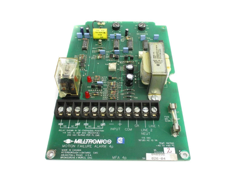 MILLTRONICS ML51015582 115VAC 10A 0-60S UNMP