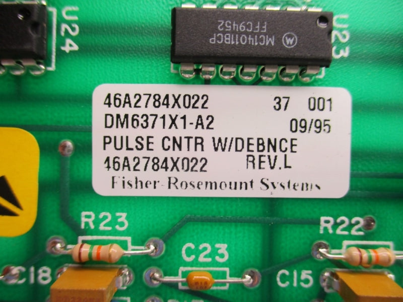 FISHER ROSEMOUNT DM6371X1-A2 46A2784X022 REV. L UNMP