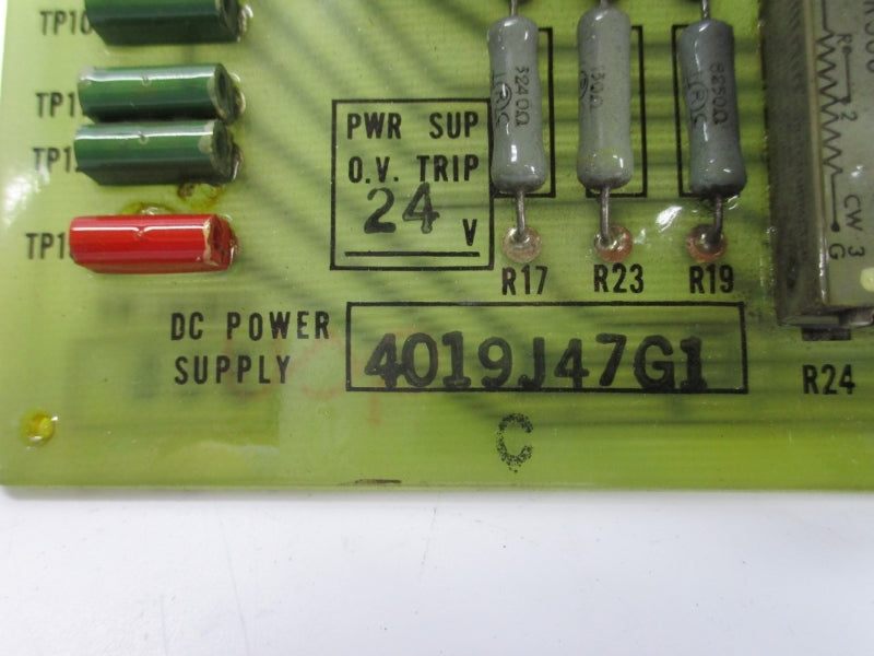 GENERAL ELECTRIC 4019J47G1 24V UNMP