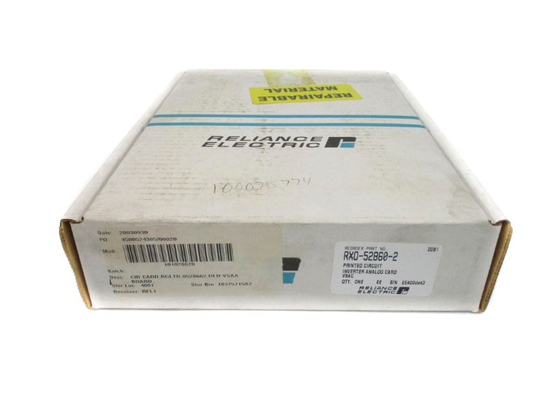 RELIANCE ELECTRIC RXO-52860-2 0-52860-2 NSFS