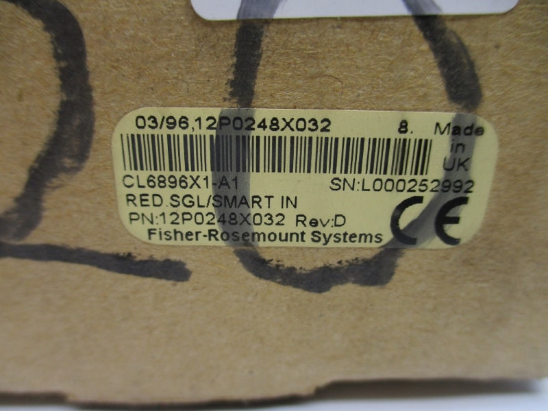 FISHER ROSEMOUNT CL6896X1-A1 12P0248X032 REV. D NSMP
