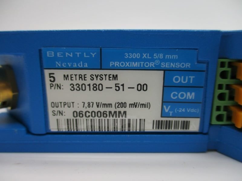 BENTLY NEVADA 330180-51-00 3300XL 24VDC NSMP