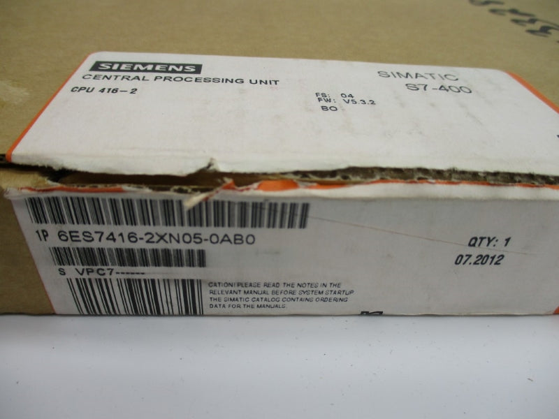 SIEMENS 6ES7416-2XN05-0AB0 NSMP