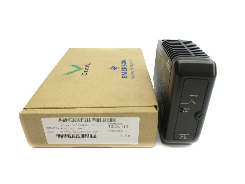 EMERSON KJ3203X1-BA1 12P3270X032 SER. 2 24VDC NSMP