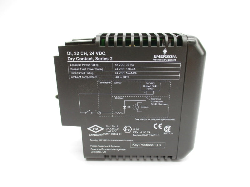 EMERSON KJ3203X1-BA1 12P3270X032 SER. 2 24VDC NSMP