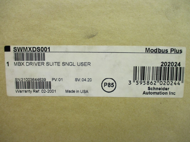 SCHNEIDER AUTOMATION SWMXDS001 NSFS