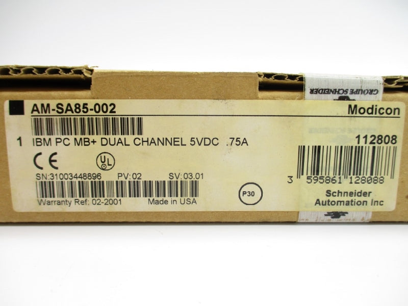 SCHNEIDER AUTOMATION AM-SA85-002 5VDC .75A NSFS