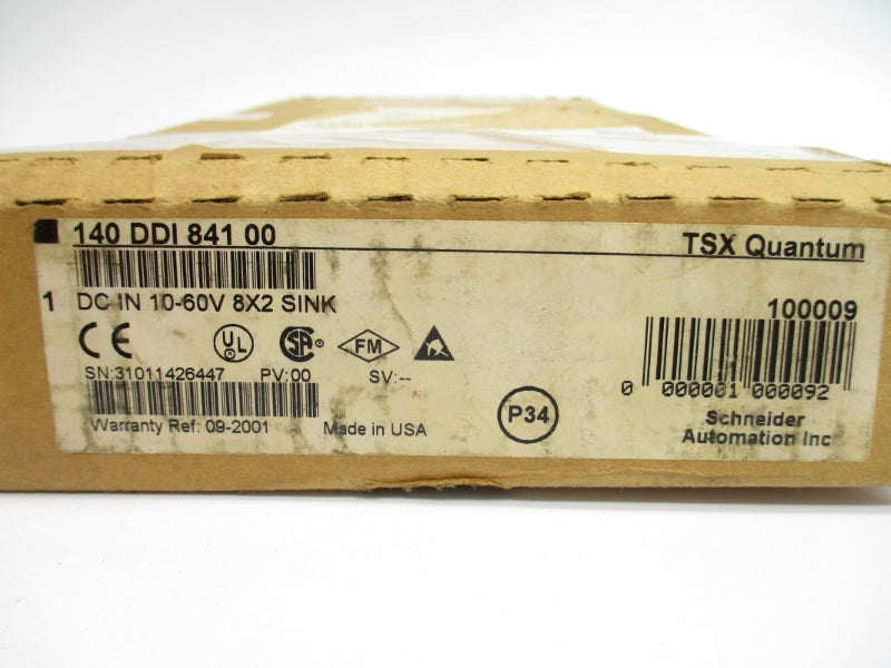SCHNEIDER AUTOMATION 140DDI84100 10-60VDC NSMP