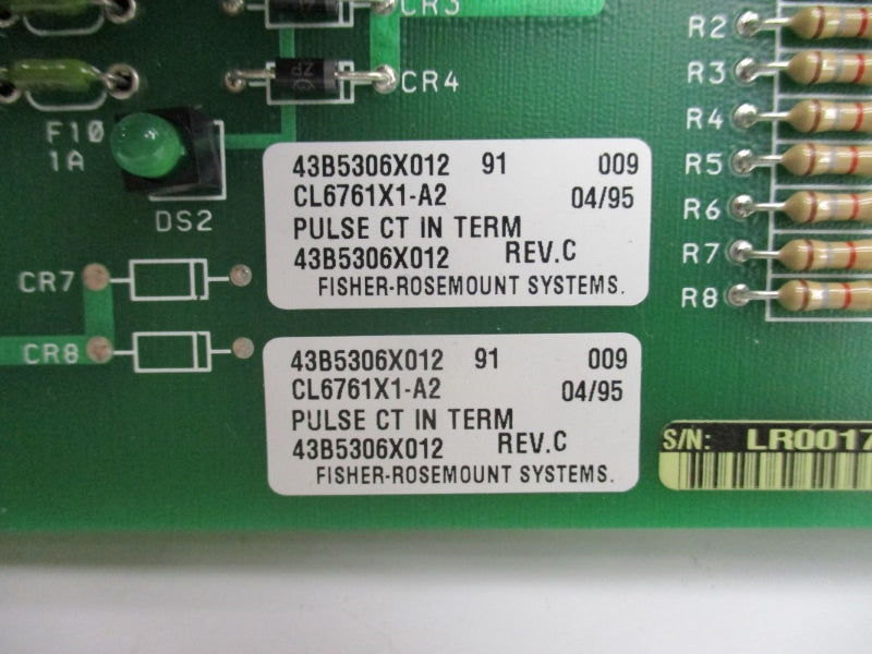 FISHER ROSEMOUNT CL6761X1-A2 43B5306X012 REV. C NSNP