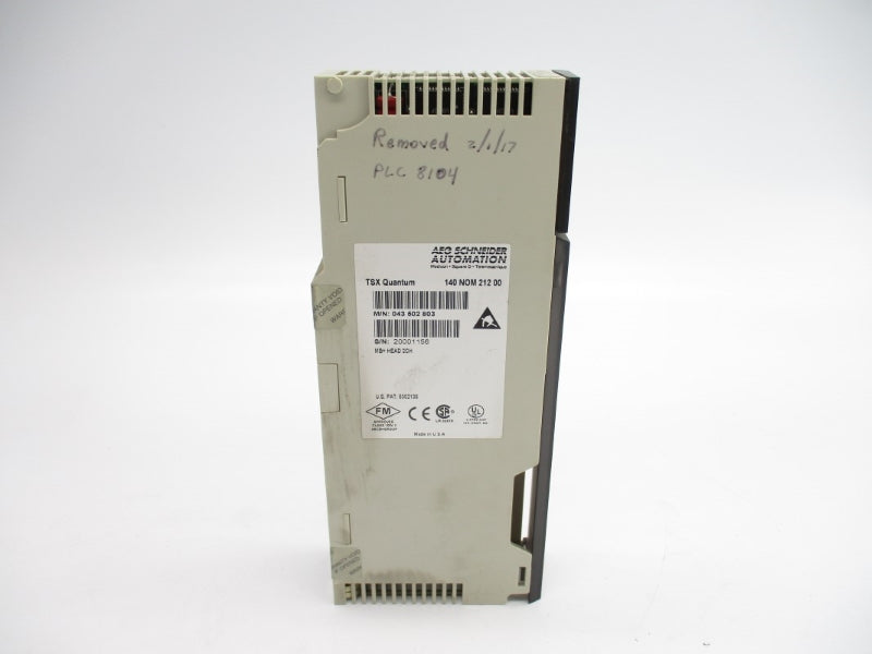 SCHNEIDER AUTOMATION 140NOM21200 UNMP
