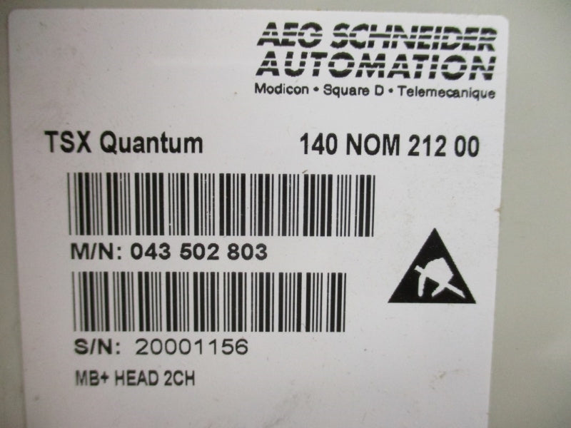 SCHNEIDER AUTOMATION 140NOM21200 UNMP