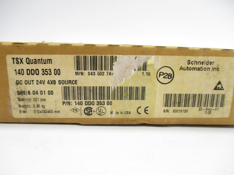 SCHNEIDER AUTOMATION 140DDO35300 24VDC NSMP