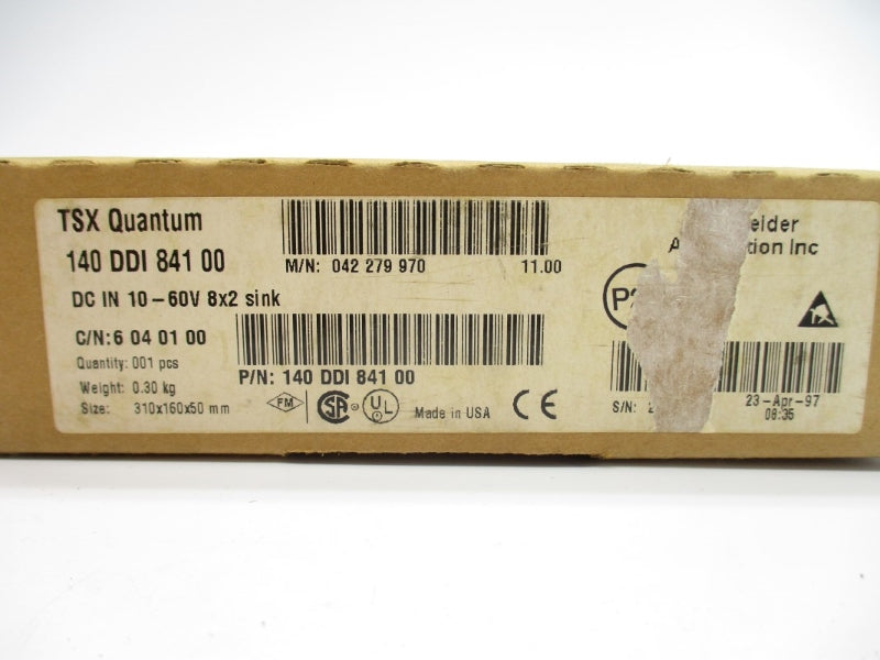 SCHNEIDER AUTOMATION 140DDI84100 10-60VDC NSFS
