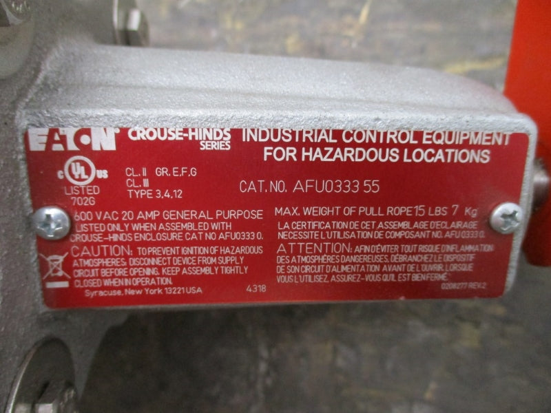 EATON AFU033355 600VAC 20A (AS PICTURED) NSNP