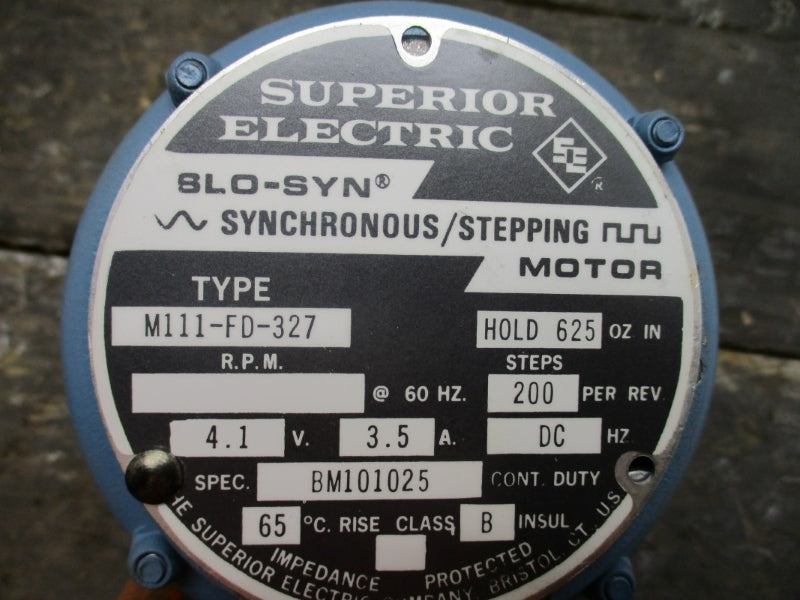 SUPERIOR ELECTRIC M111-FD-327 4.1VDC 3.5A NSMP