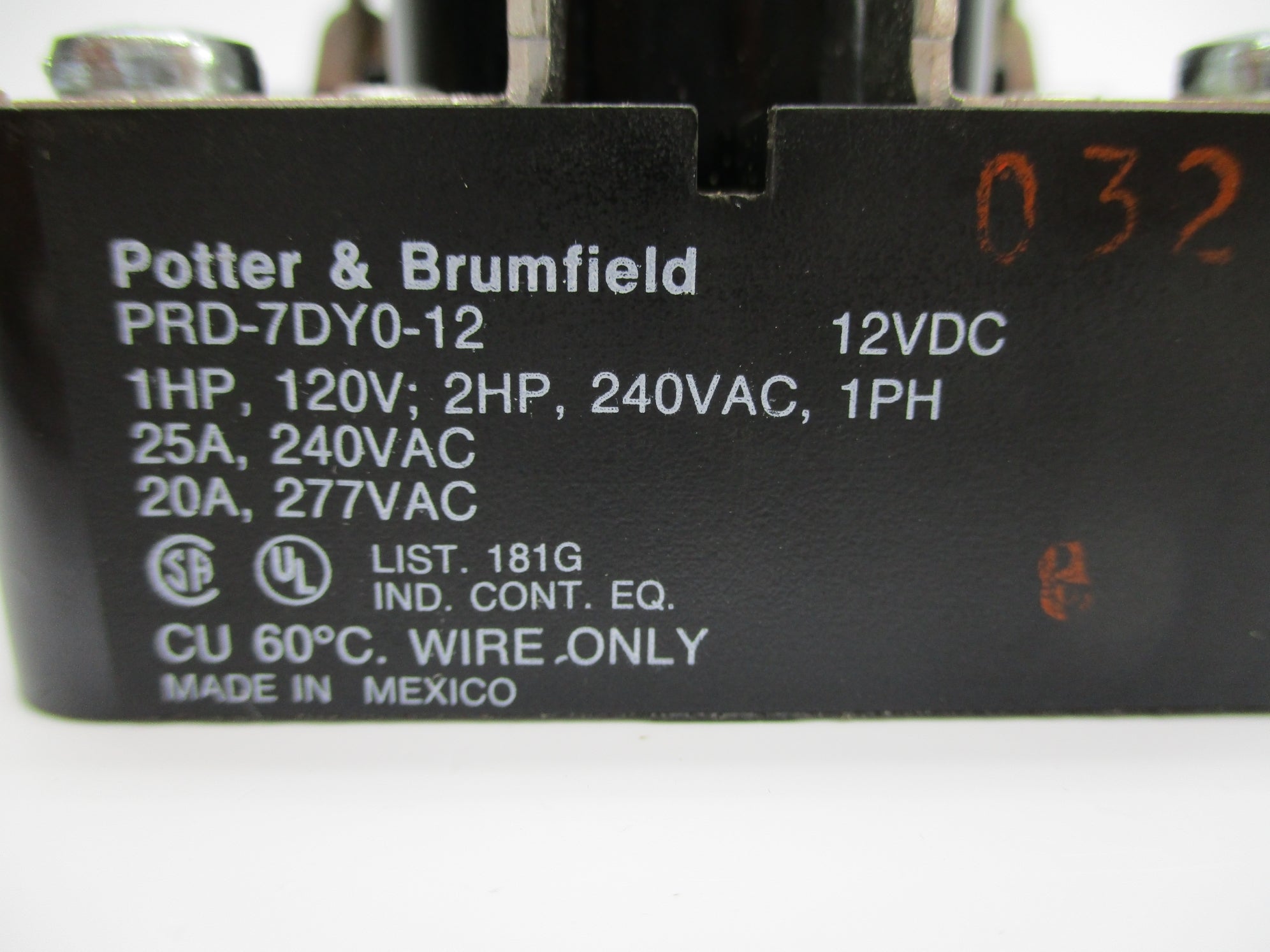 POTTER & BRUMFIELD PRD-7DY0-12 12VDC 25A NSNP