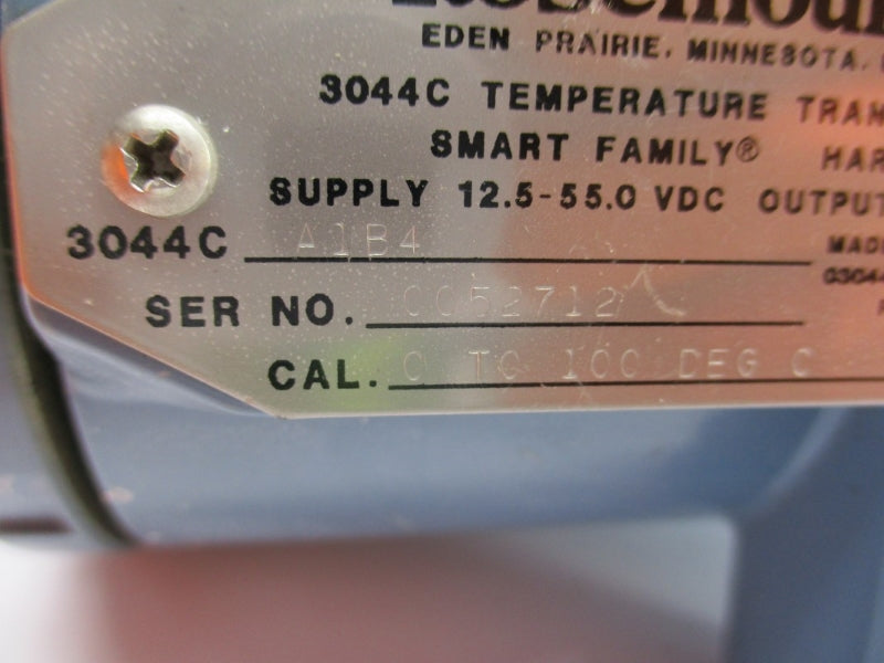 ROSEMOUNT 3044CA1B4 12.5-55.0VDC 0-100'C NSNP