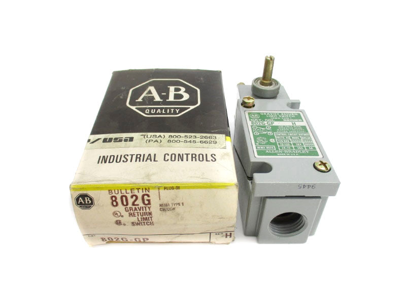 ALLEN BRADLEY 802G-GP SER. H 120-600VAC 30A (BK/YL) NSMP