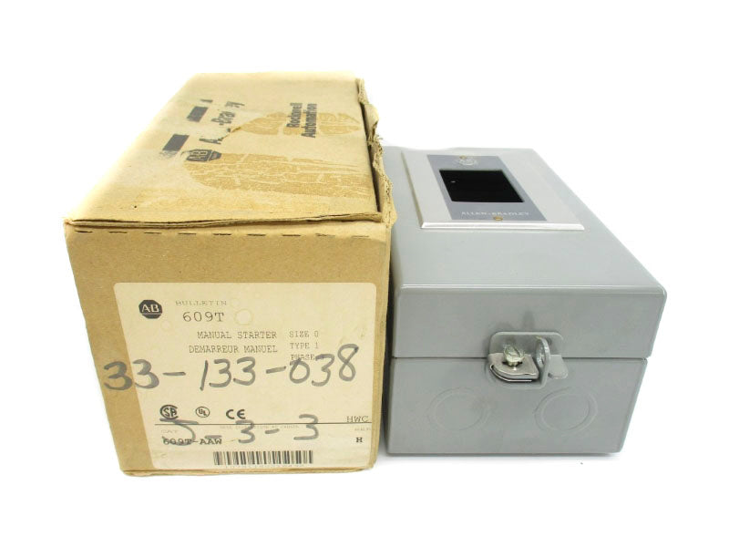 ALLEN BRADLEY 609T-AAW SER. H (BR/WH) (AS PICTURED) NSMP