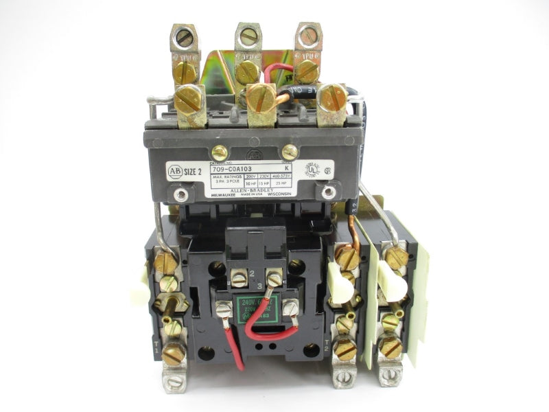 ALLEN BRADLEY 709-COA103 SER. K 220-240V (GR/YL) NSMP