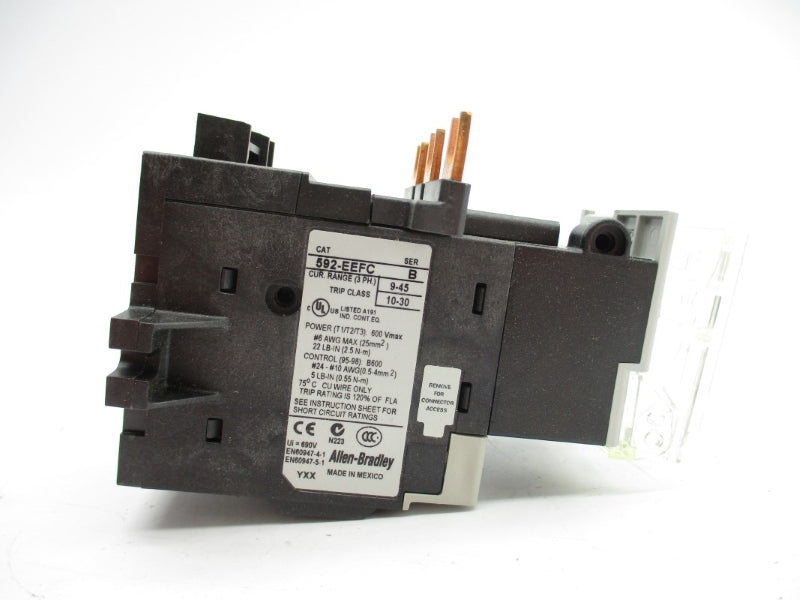 ALLEN BRADLEY 592-EEFC SER. B 600V 9-45A (WH) NSMP