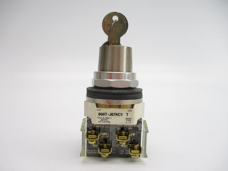 ALLEN BRADLEY 800T-J67KC1AAXX SER. T (BK/YL) NSMP