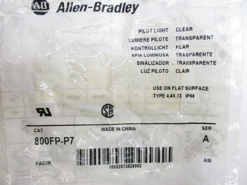 INDUSTRIAL SPARE PART 800FP-P7 SER. A NSMP