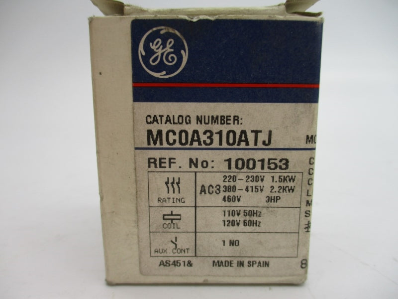 GENERAL ELECTRIC MC0A310ATJ 110/120V 16A NSMP
