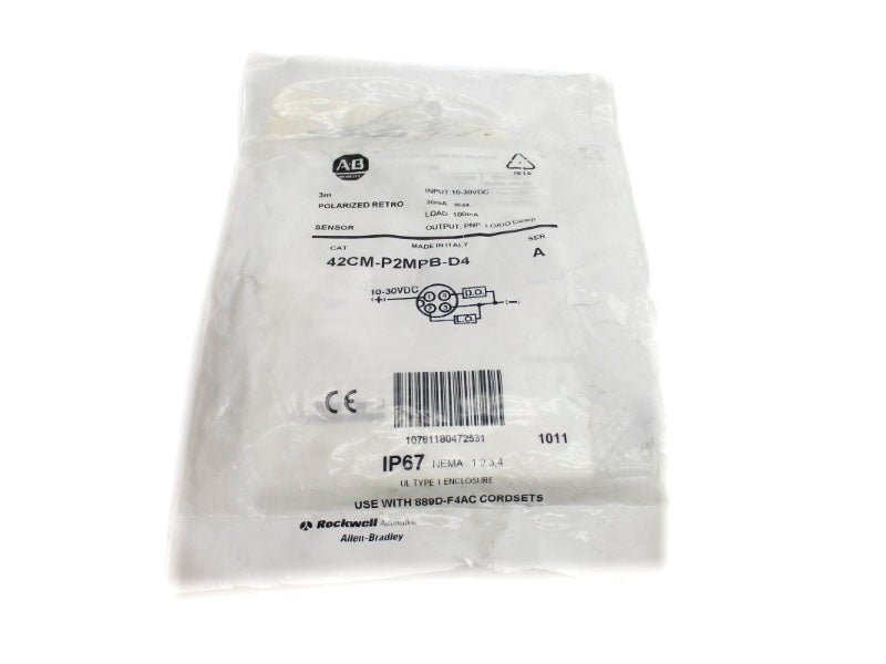ALLEN BRADLEY 42CM-P2MPB-D4 SER. A 10-30VDC NSMP