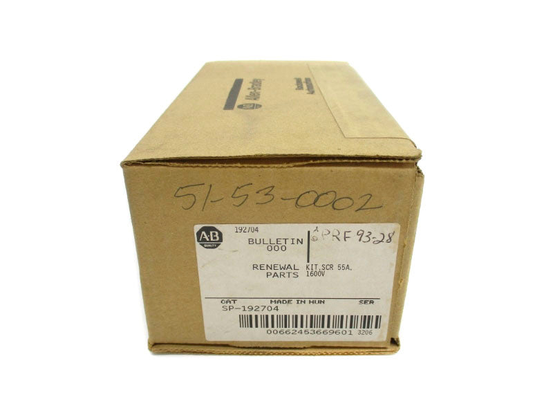 ALLEN BRADLEY SP-192704 1600V 55A (BR/WH) NSFS