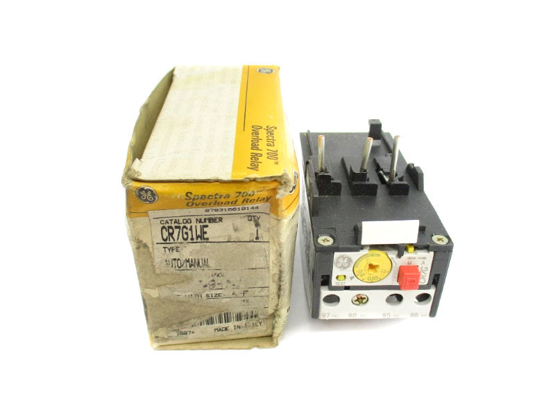 GENERAL ELECTRIC CR7G1WE 600VAC 0.80-1.1A NSMP