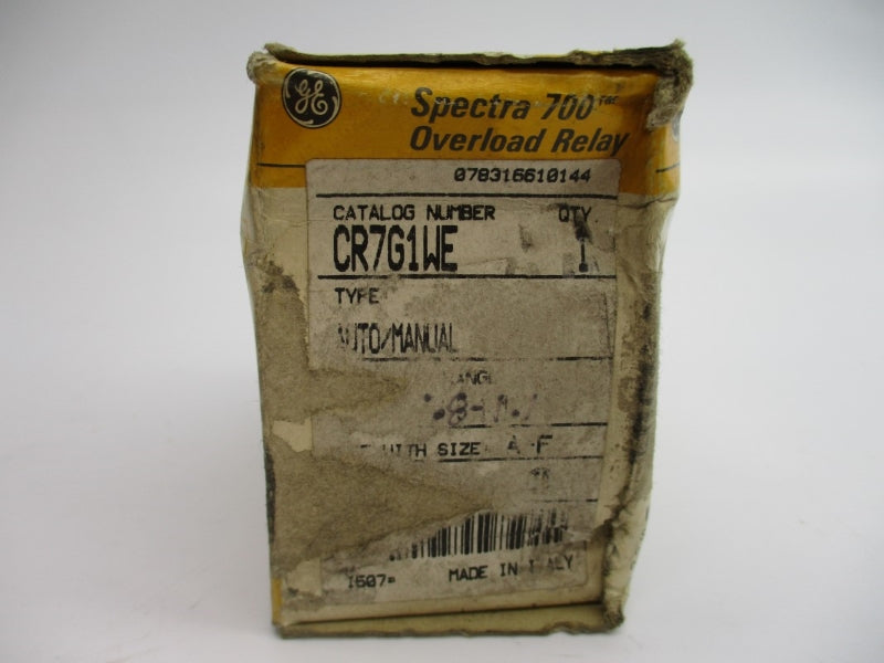 GENERAL ELECTRIC CR7G1WE 600VAC 0.80-1.1A NSMP
