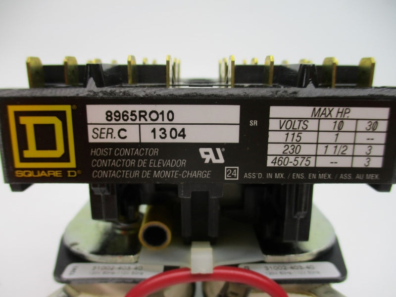 SQUARE D 8965RO10V02 SER. C 110/120V NSNP