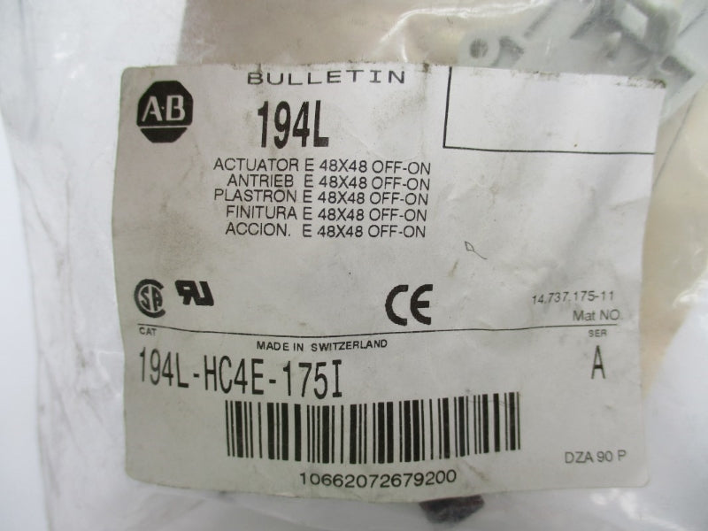 ALLEN BRADLEY 194L-HC4E-175I SER. A NSMP