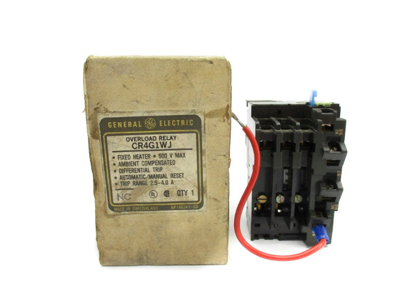 GENERAL ELECTRIC CR4G1WJ 600V 2.5-4.0A NSMP
