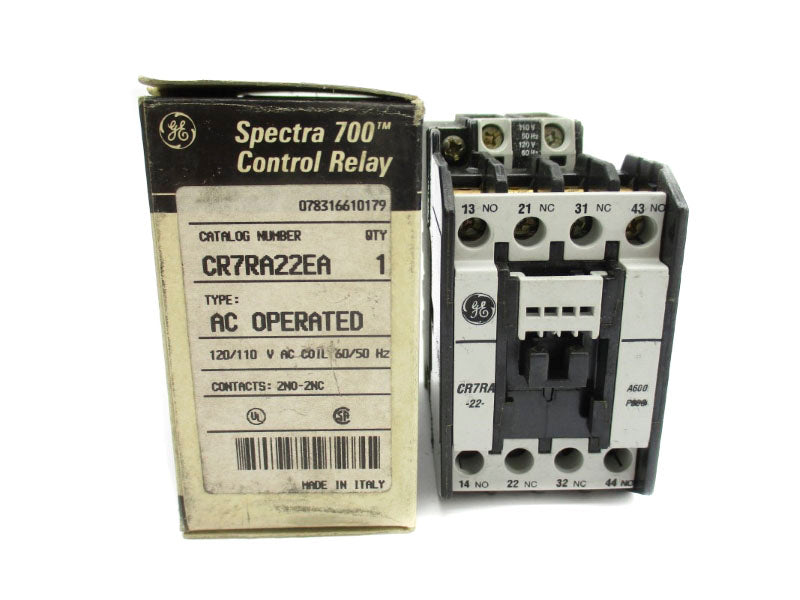 GENERAL ELECTRIC CR7RA22EA 110/120V 20A NSMP