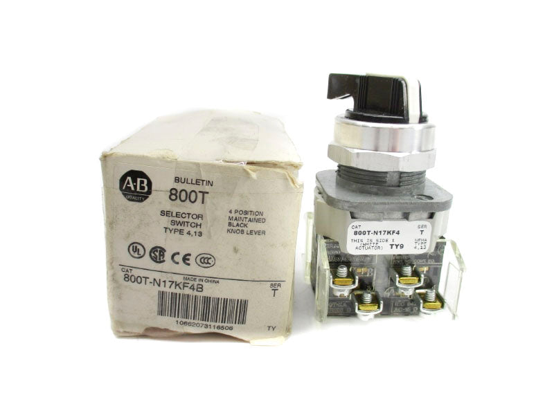ALLEN BRADLEY 800T-N17KF4B SER. T (WH) NSMP