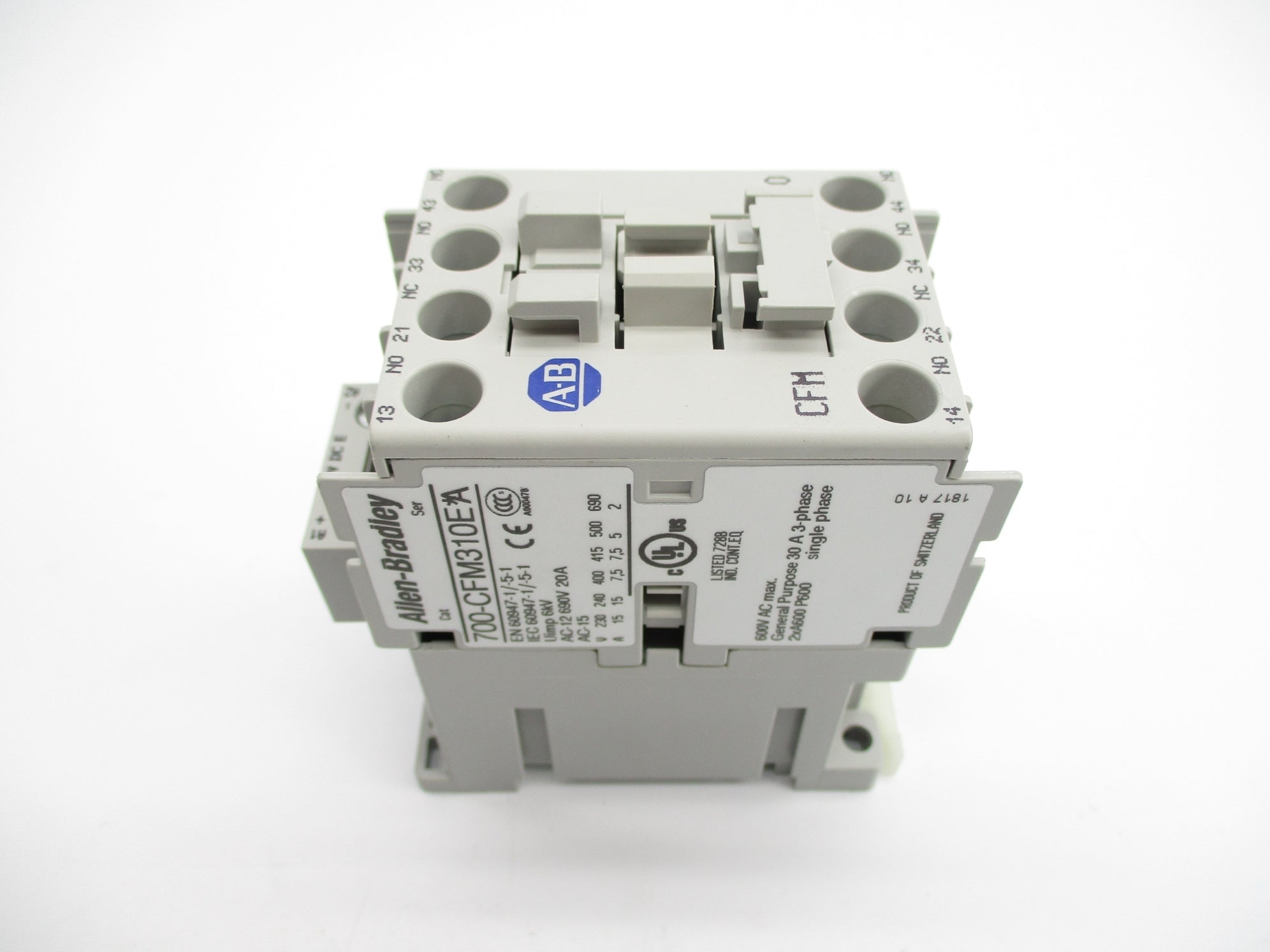 ALLEN BRADLEY 700-CFM310EJ SER. A 24VDC (BR/WH) NSMP