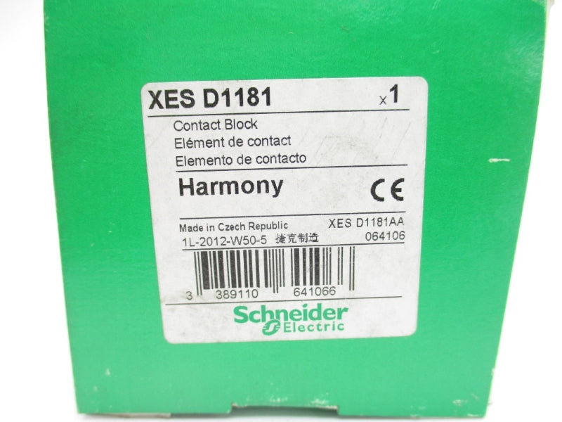 SCHNEIDER ELECTRIC XES-D1181 600V 10A NSMP