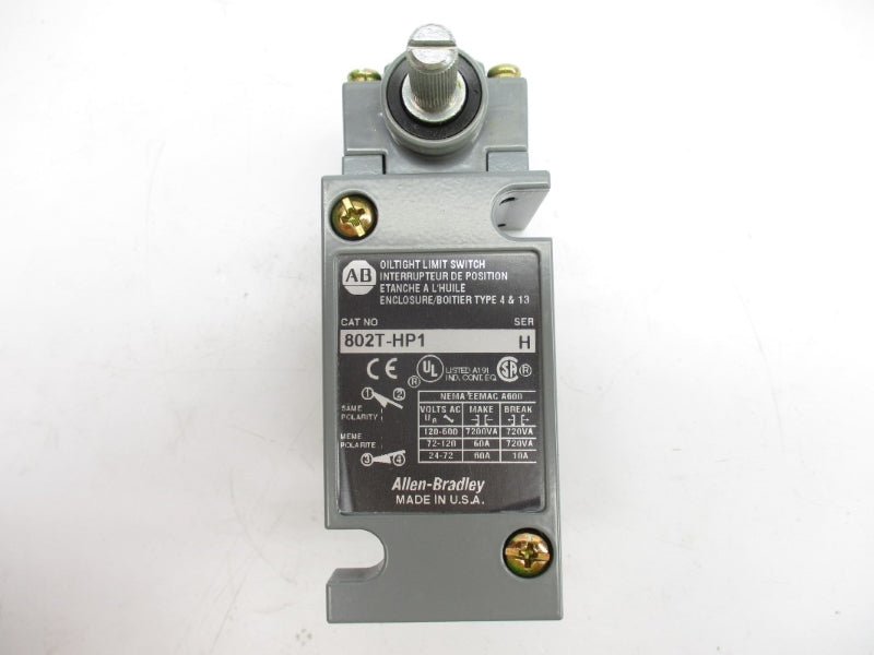 ALLEN BRADLEY 802T-HP1 SER. H 120-600VAC 60A (WH) NSMP