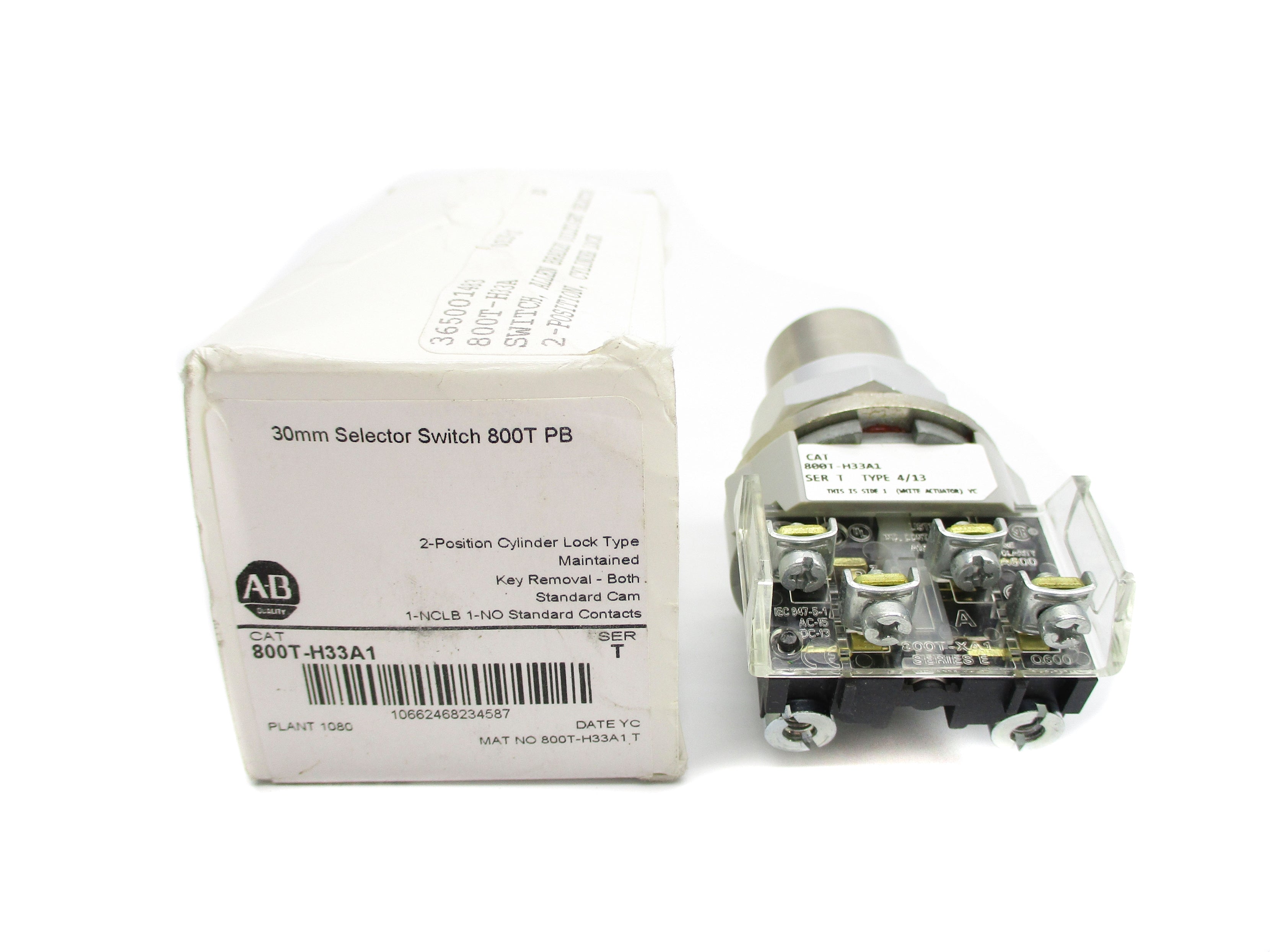 INDUSTRIAL SPARE PART 800T-H33A1 SER. T (NO KEY) (WH) NSMP