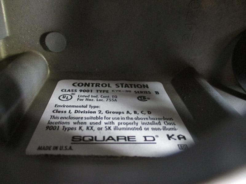 SQUARE D 9001KYK36 SER. B (AS PICTURED) NSMP