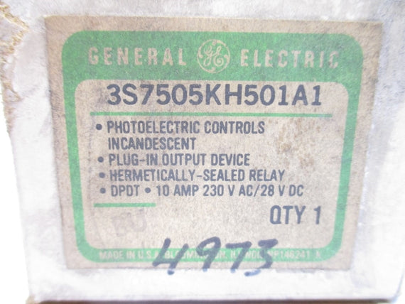 GENERAL ELECTRIC 3S7505KH501A1 230VAC 10A NSMP
